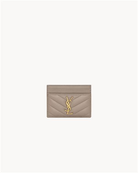 ysl matelasse card holder|CASSANDRE MATELASSÉ card case in lambskin.